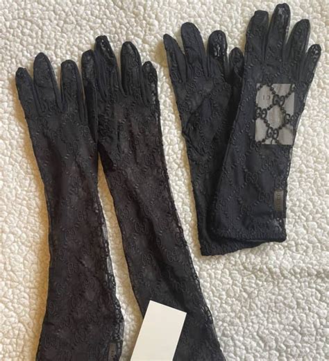 gucci lace gloves replica|gucci leather gloves ladies.